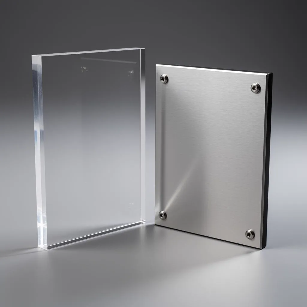 Placa Personalizada — ACM, Acrílico e Inox — foto 1