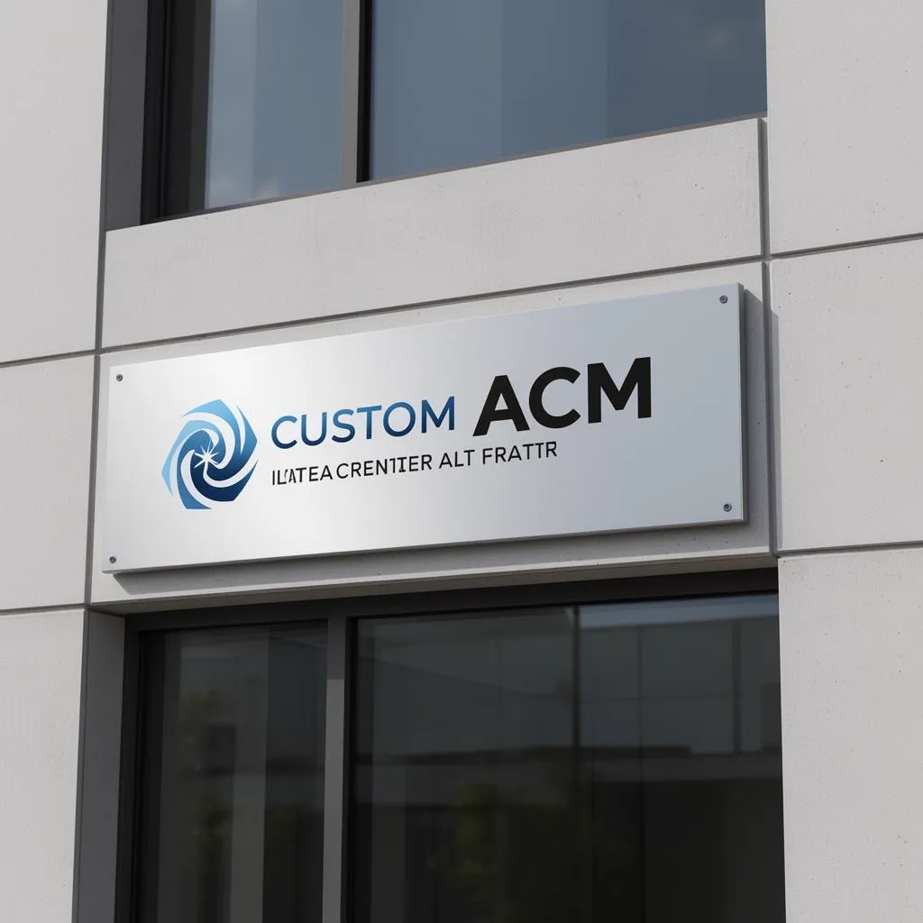 Placa Personalizada — ACM, Acrílico e Inox — foto 2